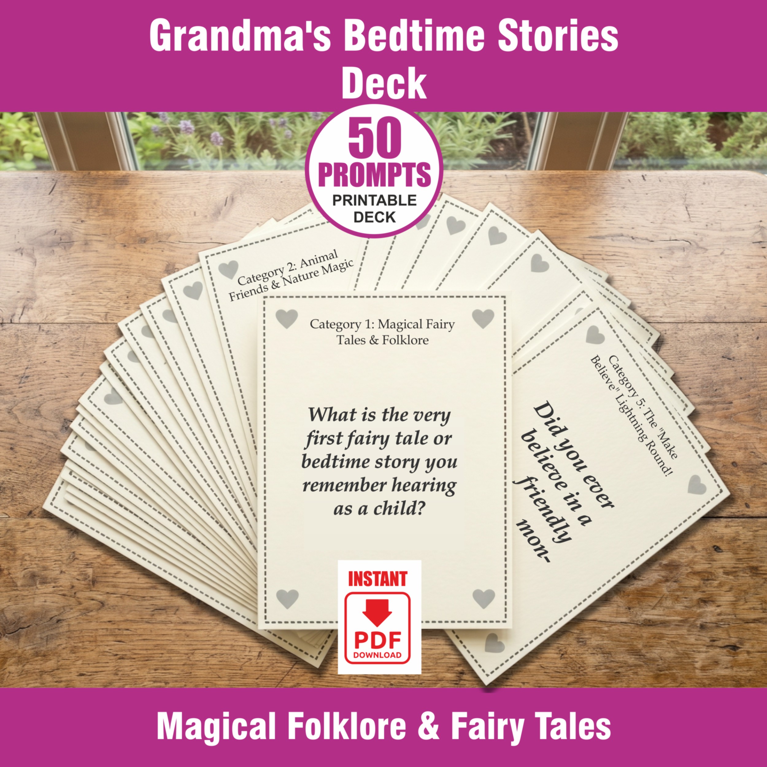 Grandma's Bedtime Stories Deck